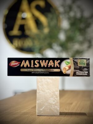 Miswak Dentifrice charbon naturel 120 g + 50 g offerts